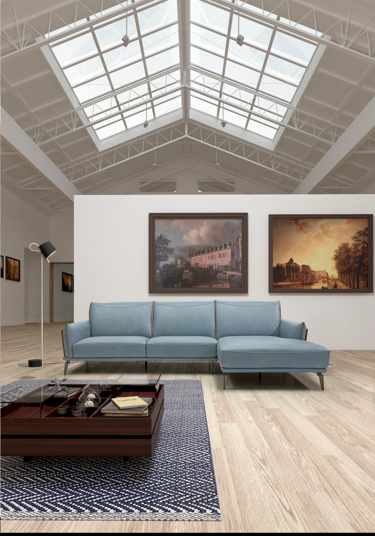LIBECCIO 3-SEATER CHAISE LOUNGE